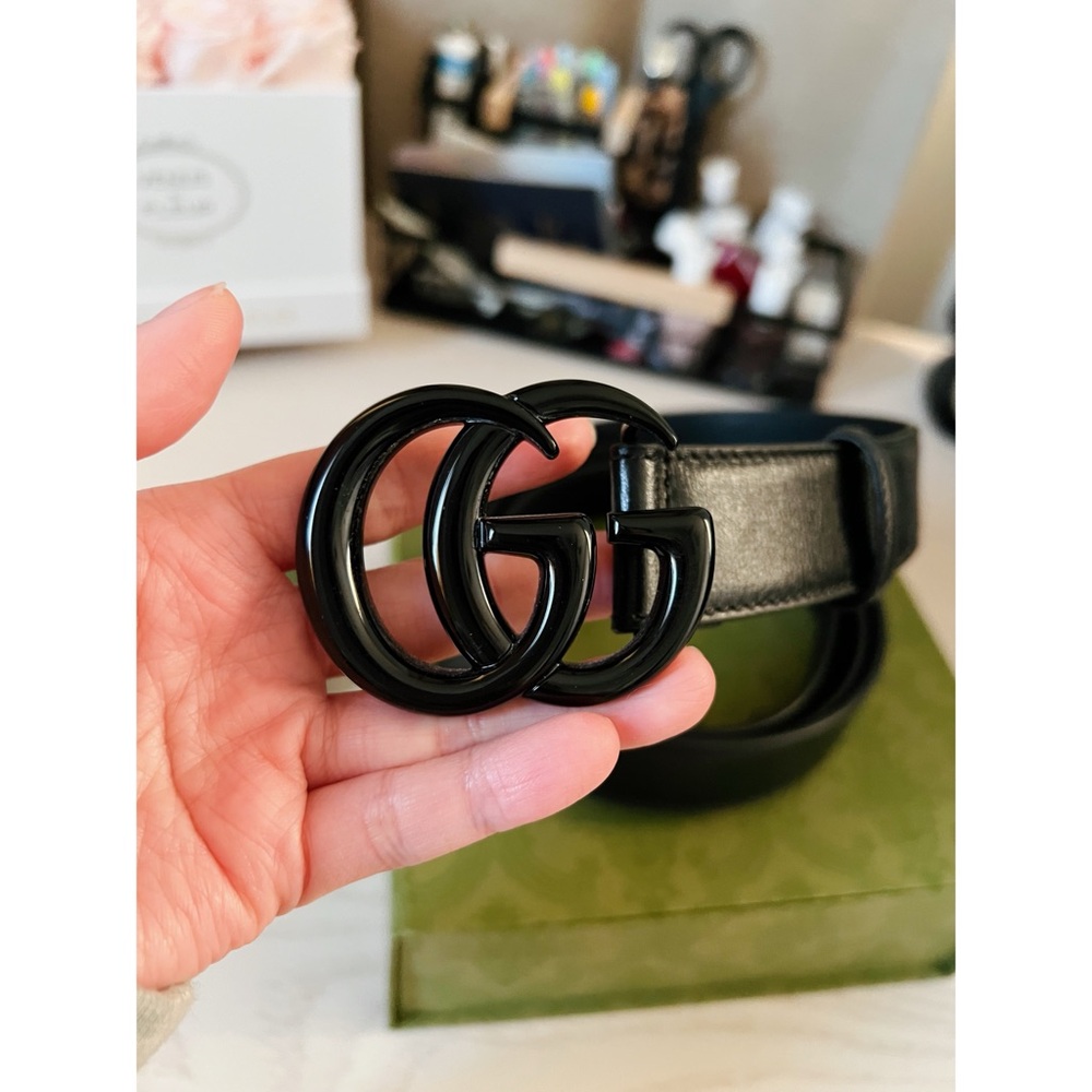 Gucci Men’s GG Marmont Belt - Picture 3 of 15